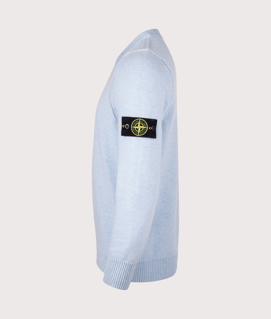 Stone Island Mens Lambswool Crew Neck Jumper
